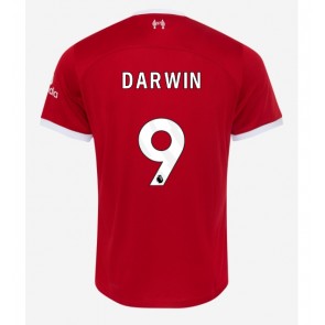 Liverpool Darwin Nunez #9 Domácí Dres 2023-24 Krátký Rukáv